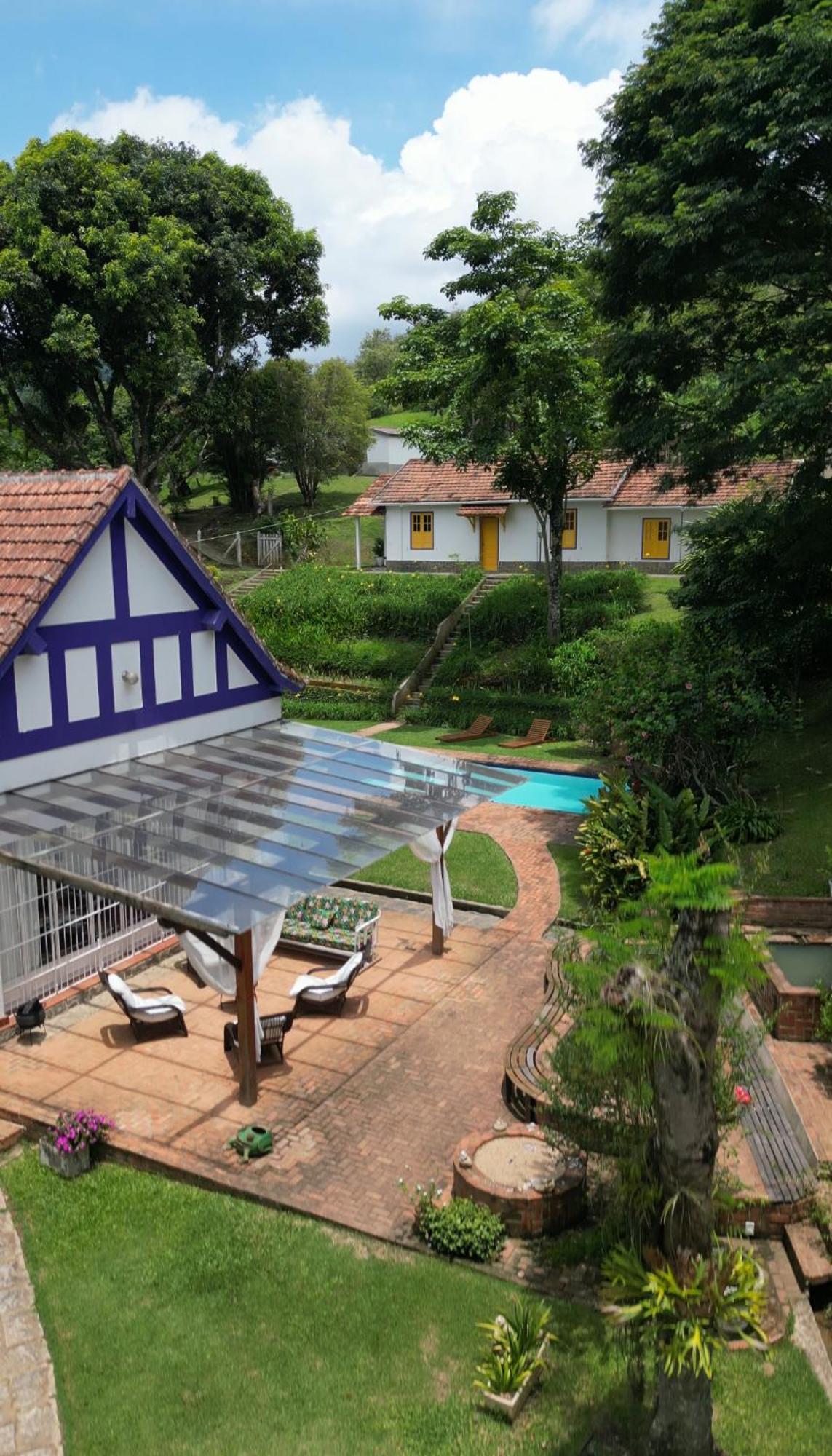 Casa Acucena No Sitio Gaia Magia Miguel Pereira Rj Hotell Exteriör bild