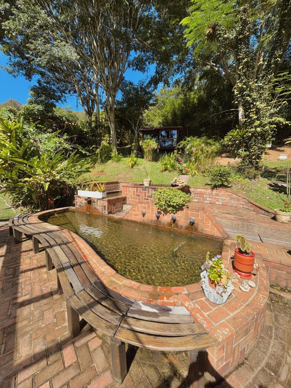 Casa Acucena No Sitio Gaia Magia Miguel Pereira Rj Hotell Exteriör bild